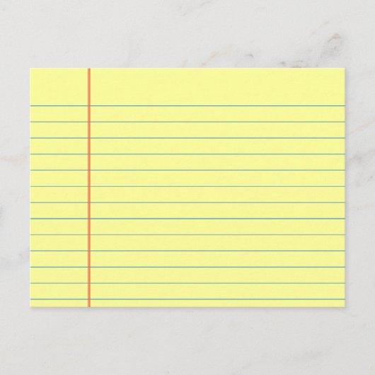 リーガルパッドパターン ポストカード (正面)