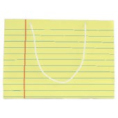 リーガルパッドパターン ラージペーパーバッグ (裏面)