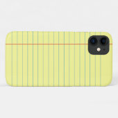 リーガルパッドパターン Case-Mate iPhoneケース (裏面(横))