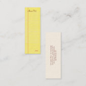 リーガルパッド スキニー名刺 (正面/裏面)