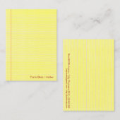 リーガルパッド 名刺 (正面/裏面)