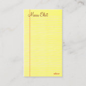 リーガルパッド 名刺 (正面)