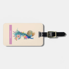 リーガルパーソナライズされたピーコック ラゲッジタグ