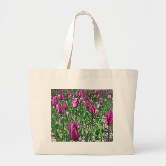 リーガルパープルチューリップ ラージトートバッグ (正面)