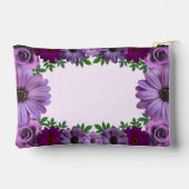 リーガルパープルフローラ結婚ズ アクセサリーポーチ (裏面)