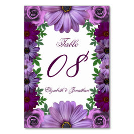 リーガルパープルフローラ結婚ズ テーブルナンバー