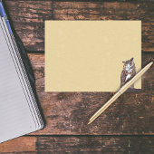 リーガルブラウンフクロウの木の棒 ポストイット