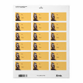 リーガルブラウンフクロウギフトラベル ラベル (フルシート)