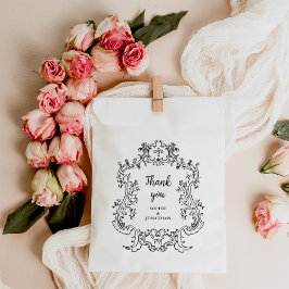 リーガルブラックとホワイト |ヴィンテージバロック様式 フェイバーバッグ