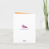 リーガルブラックウーマン | ハッピー感謝祭カード カード (裏面)