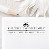 リーガルブラック&ホワイトトナディアローレルリースクレスト ラベル (インサイチュ)