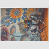 リーガルブルーヴィンテージフローラクラウドスパイダーアート 薄葉紙 (正面)