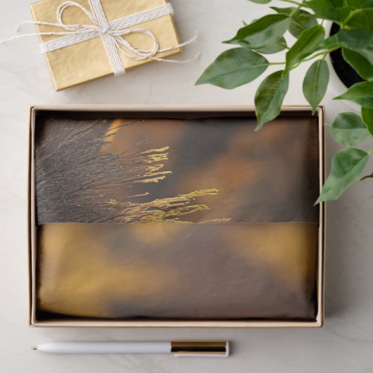 リーガルマウンテンライオン風光明媚なデクページ 薄葉紙 (ギフト)