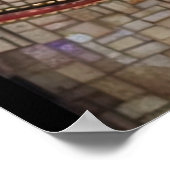 リーガルモザイク猫の視線 ポスター (角)