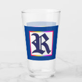 リーガルモノグラムイニシャルRビール タンブラーグラス (裏面)