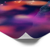 リーガルライオンインエンチャントフォレストデザイン ポスター (角)