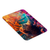 リーガルライオンインエンチャントフォレストデザイン マグネット (右側)