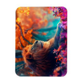 リーガルライオンインエンチャントフォレストデザイン マグネット (縦)