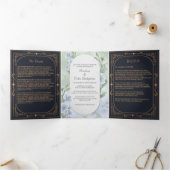 リーガルリージェンシートリフォールド結婚式招待状 三つ折り招待状 (内部)