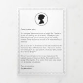 リーガルリージェンシートリフォールド結婚式招待状 三つ折り招待状 (カバー)