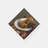 リーガルルネッサンスギニアピグポートレート スタンダードカクテルナプキン (角)