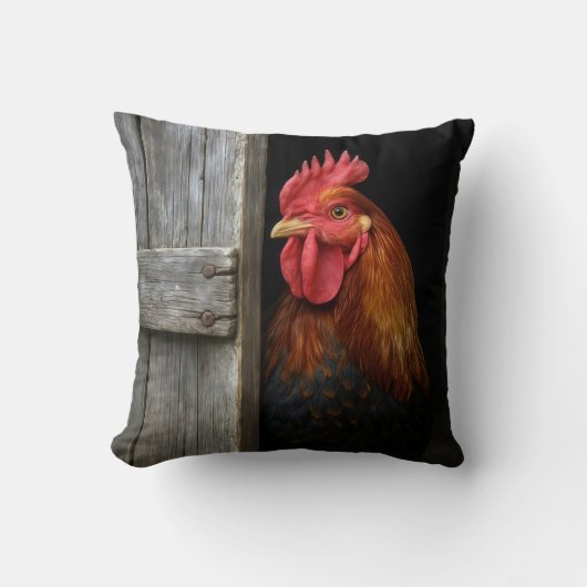 リーガルルースターピーキングのまわりにバーンドア クッション (正面)