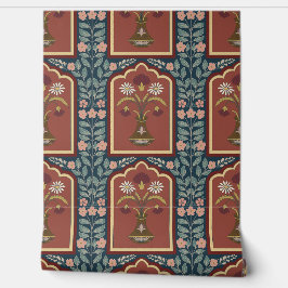 リーガル伝統開花-ヴィンテージフローラルパターン 壁紙