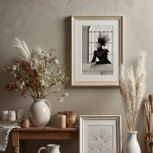 リーガル注視点：前衛モノクロファッション ポスター