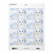 リーガル白猫 ラベル (フルシート)