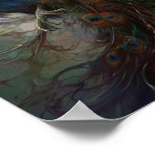 リーガル美しいピーコック ポスター (角)