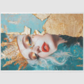 リーガル金ゴールドクイーンデコップウィメンズ歴史月 薄葉紙 (正面)