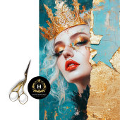 リーガル金ゴールドクイーンデコップウィメンズ歴史月 薄葉紙