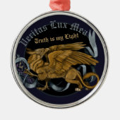 リーガル金ゴールドグリフィン メタルオーナメント (正面)