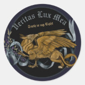 リーガル金ゴールドグリフィン ラウンドシール (正面)