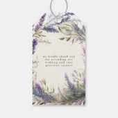 リーガル金ゴールドラベ結婚ンダーの感謝のギフトラベル ギフトタグ (裏面)