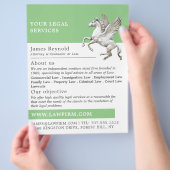 リーガル・サービス広告ズ・フライヤー チラシ (手)