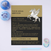 リーガル・サービス広告ズ・フライヤー チラシ (シングル)
