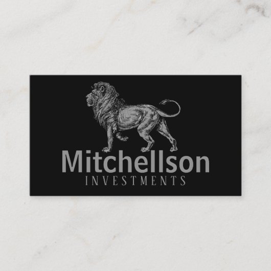 リーガル·ライオン2世 名刺 (正面)