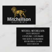 リーガル·ライオン 名刺 (正面/裏面)