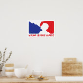 リーガ専攻のーVAPINGロゴベーパカスタムープリント ポスター (キッチン)