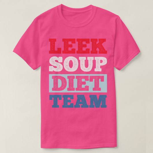 リークスープダイエットチーム Tシャツ (デザイン正面)