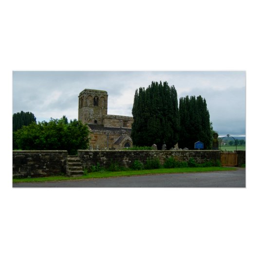 リークノースヨークシャー伝統聖メアリー教会 ポスター (正面)