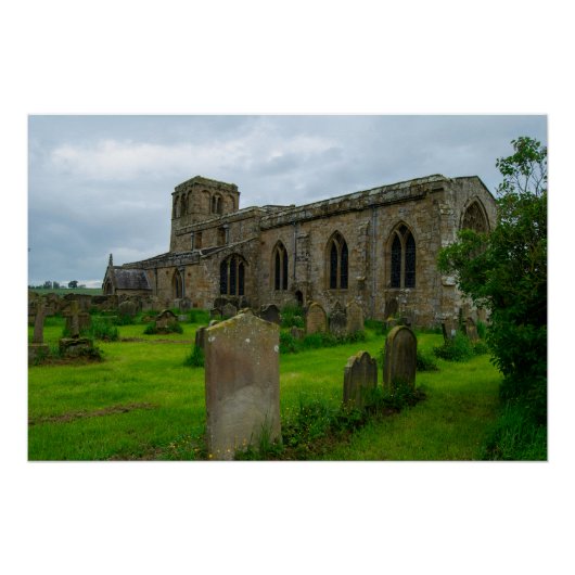 リークノースヨークシャー伝統聖メアリー教会 ポスター (正面)