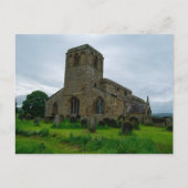リークノースヨークシャー伝統聖メアリー教会 ポストカード (正面)