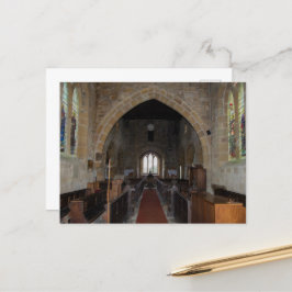 リークノースヨークシャー伝統聖メアリー教会 ポストカード