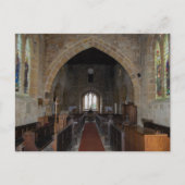 リークノースヨークシャー伝統聖メアリー教会 ポストカード (正面)