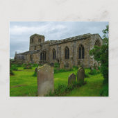 リークノースヨークシャー伝統聖メアリー教会 ポストカード (正面)