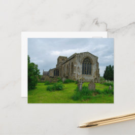 リークノースヨークシャー伝統聖メアリー教会 ポストカード