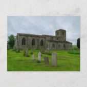 リークノースヨークシャー伝統聖メアリー教会 ポストカード (正面)
