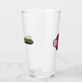 リークラスのガラス タンブラーグラス (左)